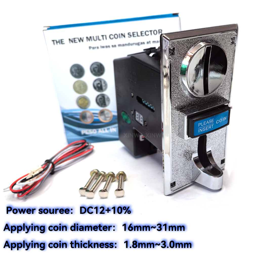 Arcade Button Pcb - Multi Coin Acceptor Game Toknes Mechanism