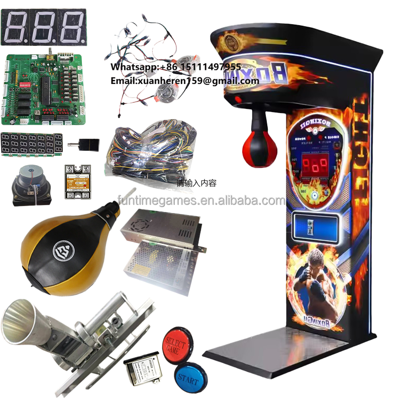 Boxing Machine Arcade - Multi-Function Boxing Machine Kit with LCD