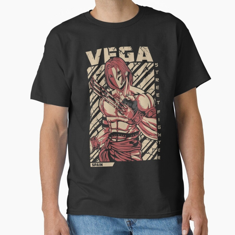 Arcade Vegas - Vega Street Fighter 80s Retro Cartoon
