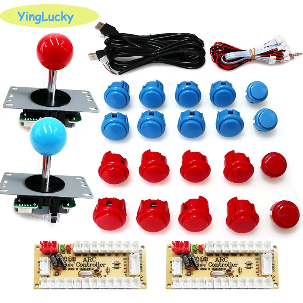 Arcade 2 Player Zero Delay Kit - Arcade Button Pcb recension och pris