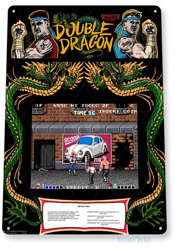 Double Dragon Arcade Sign, Cla - Arcade Games & Vending Llc recension och pris