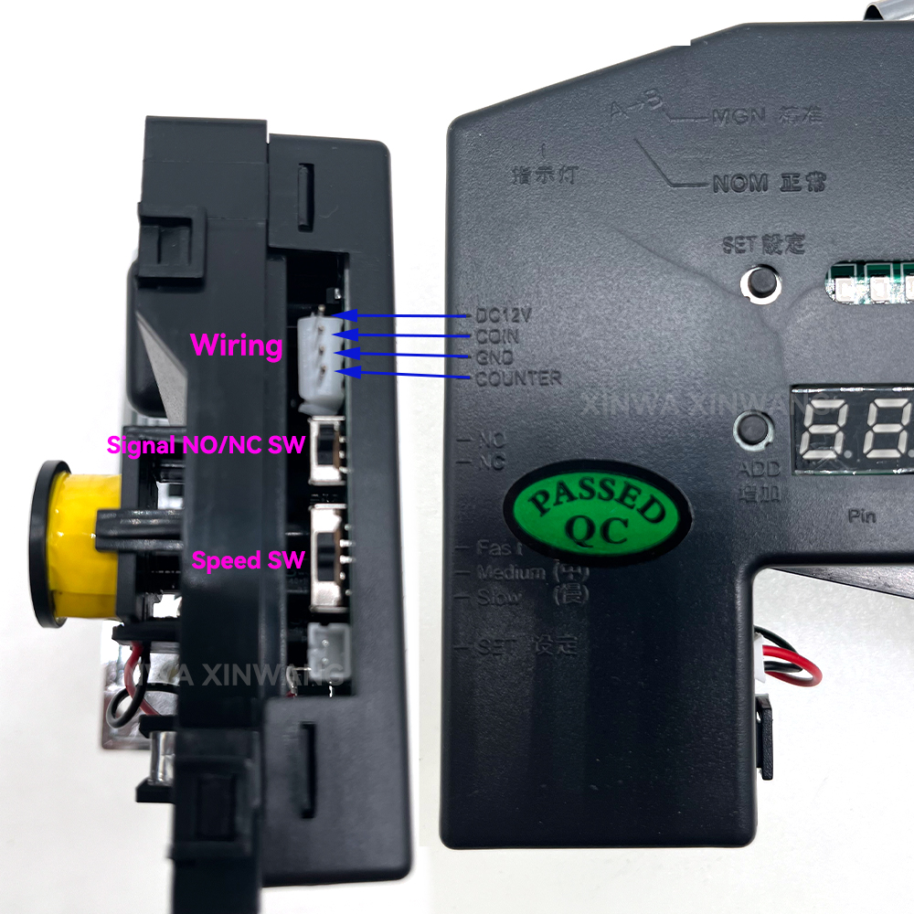 Multi Coin Acceptor Game Tokne - Arcade Button Pcb recension och pris