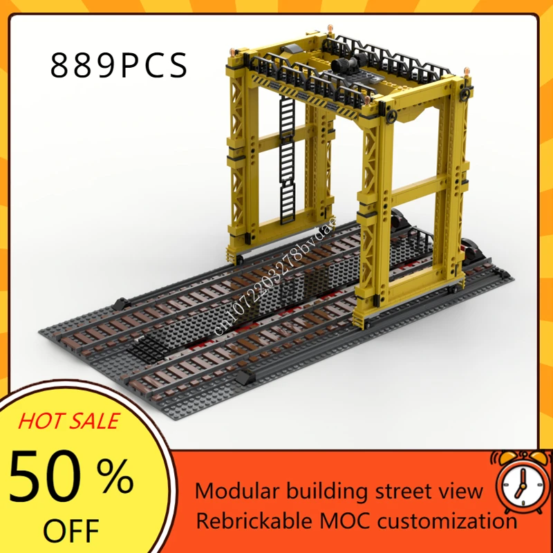 889PCS Railway Overloading Cra - Claw Crane Machine recension och pris