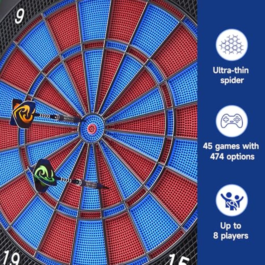Electronic Dart Board with Cab - Electronic Dartboard Cabinet recension och pris