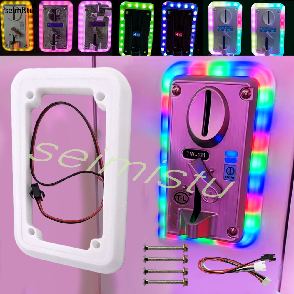 Coin acceptor LED Colorful LED - Arcade Game Vending Machine recension och pris