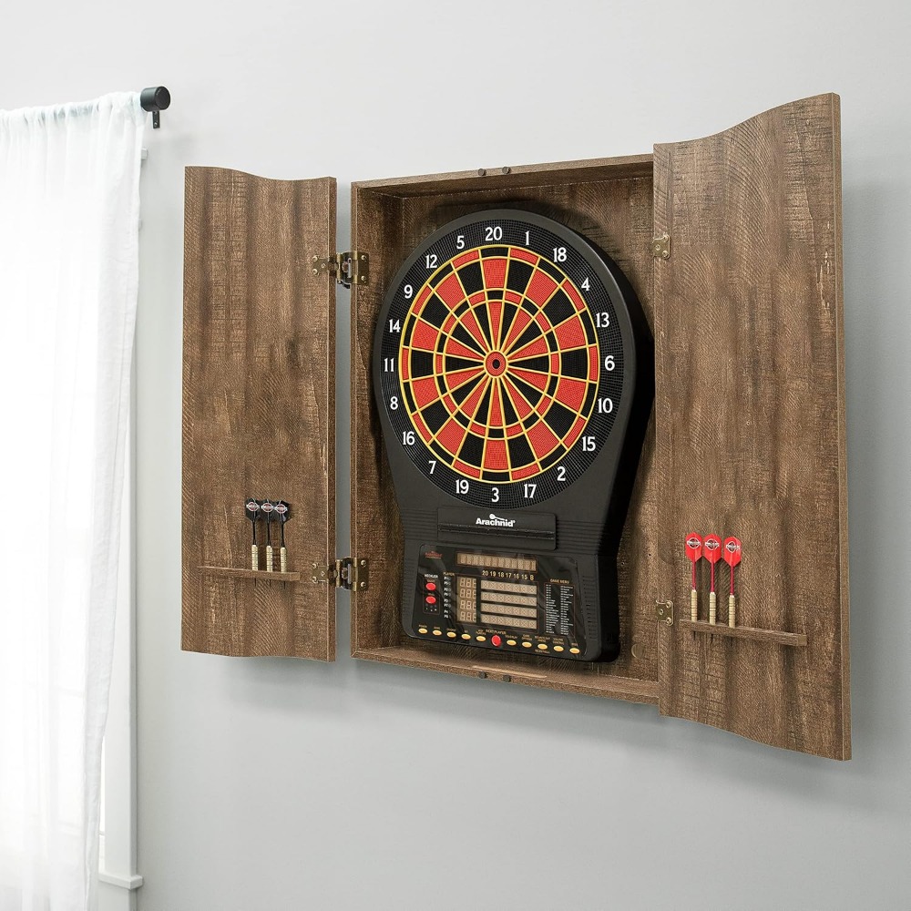 DMI Sports MI Sports Brown Cri - Electronic Dartboard Cabinet recension och pris