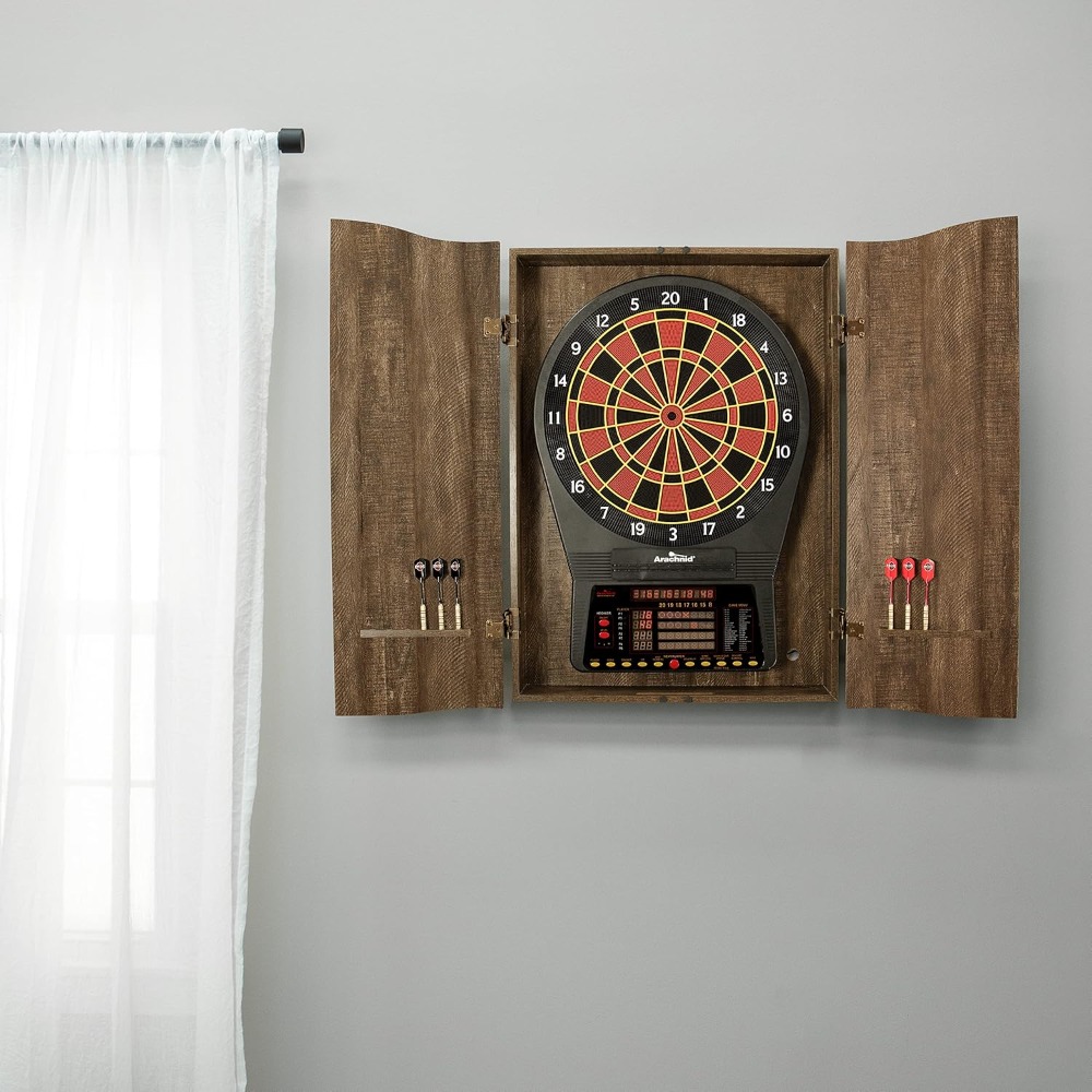DMI Sports MI Sports Brown Cri - Electronic Dartboard Cabinet recension och pris