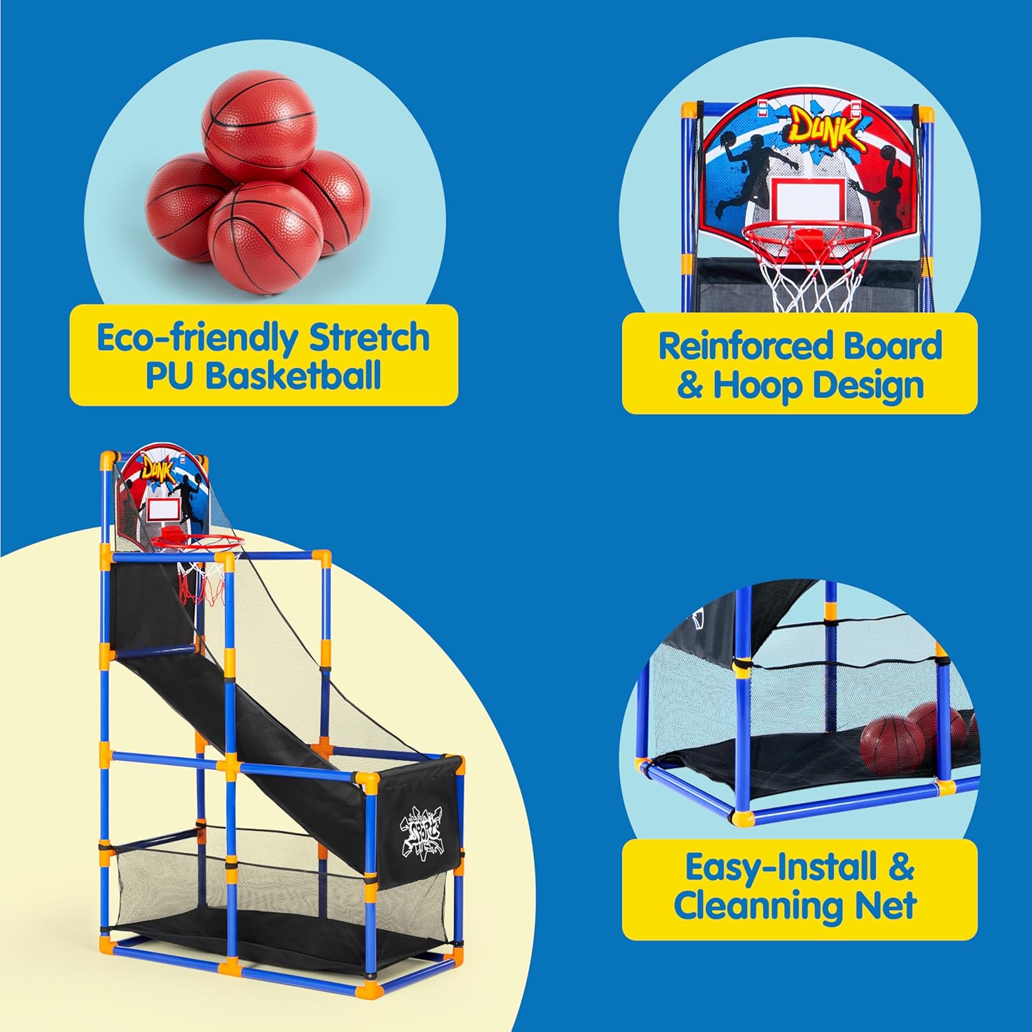 Arcade Basketball Game Set wit - Arcade Games & Vending Llc recension och pris