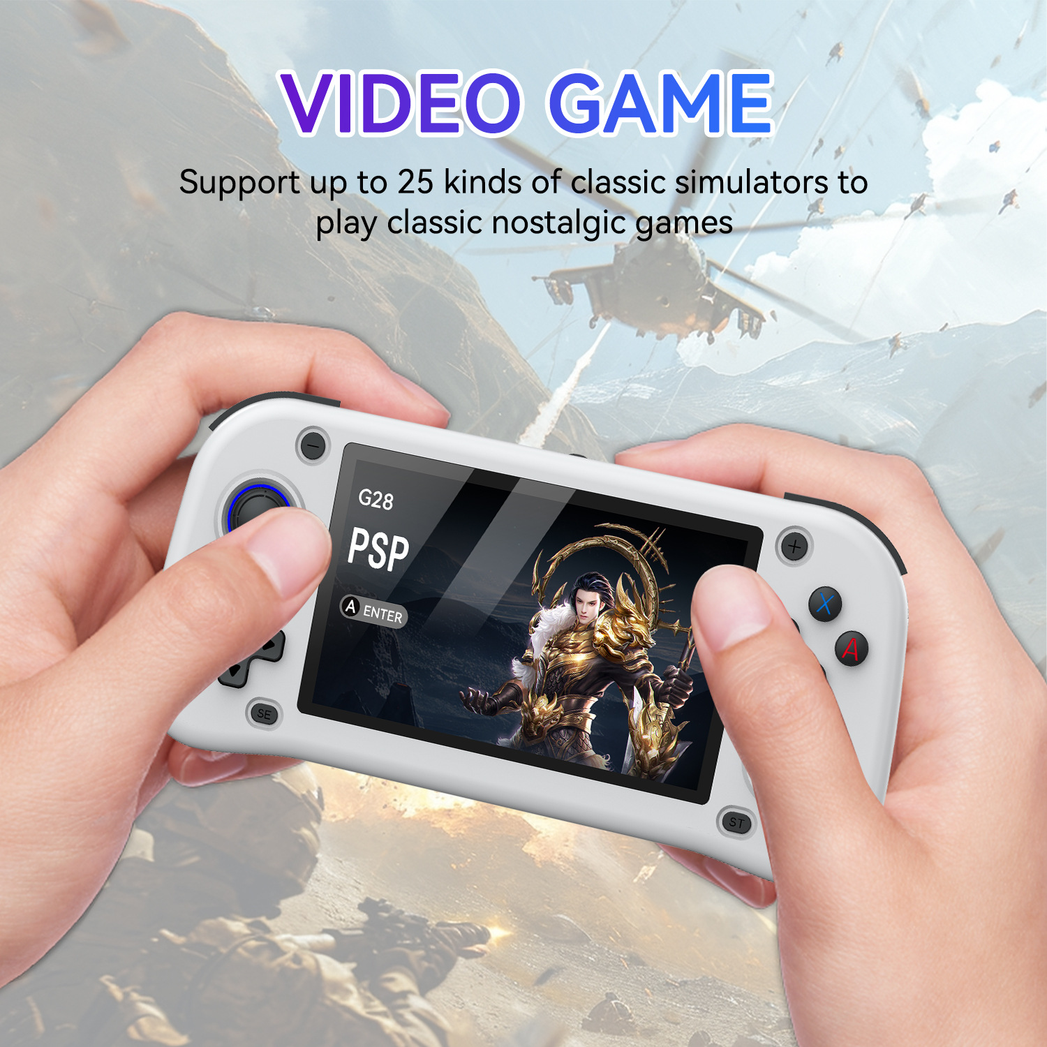 G28 game console 4.3-inch high - Arcade Vibes recension och pris