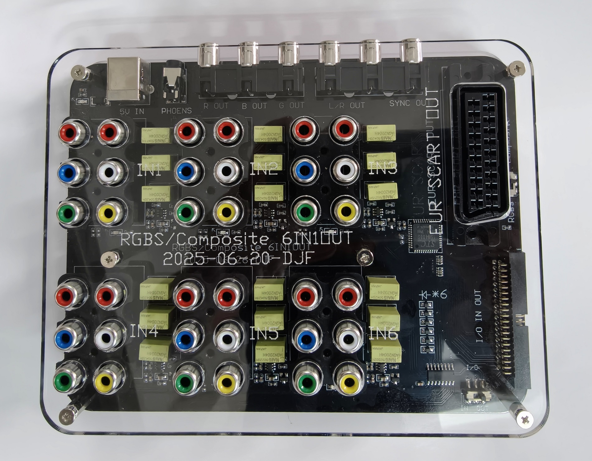 RGBS Automatic 6 In 1 Out Dist - Arcade Button Pcb recension och pris