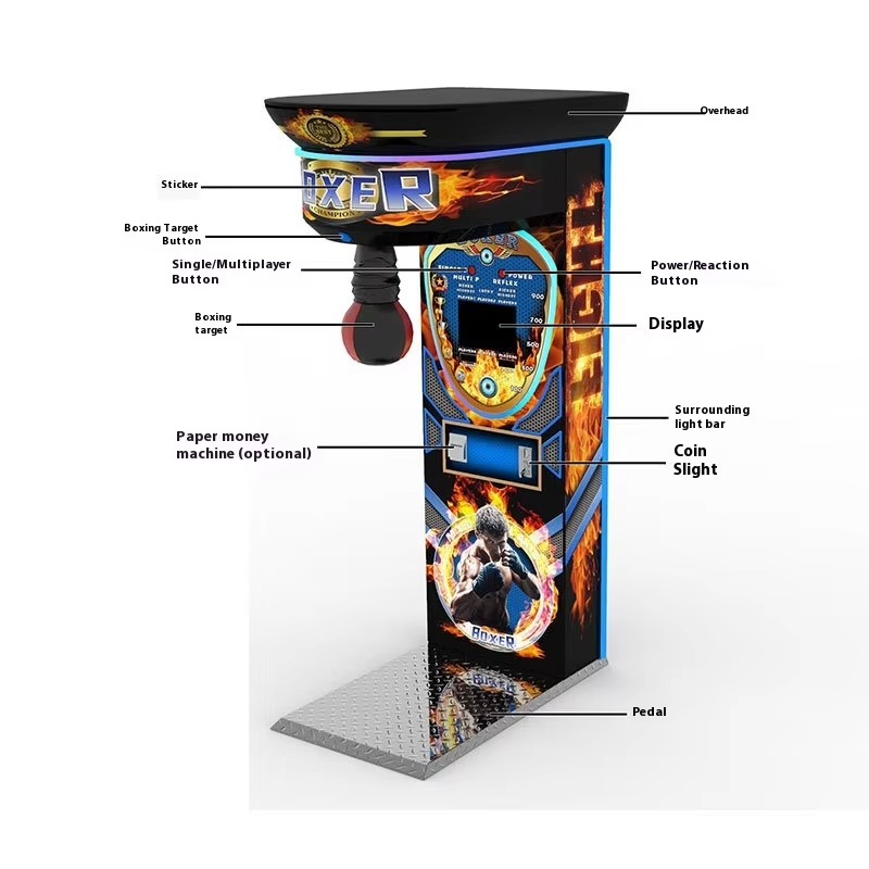 Black King Boxing Arcade Machi - Boxing Machine Arcade recension och pris