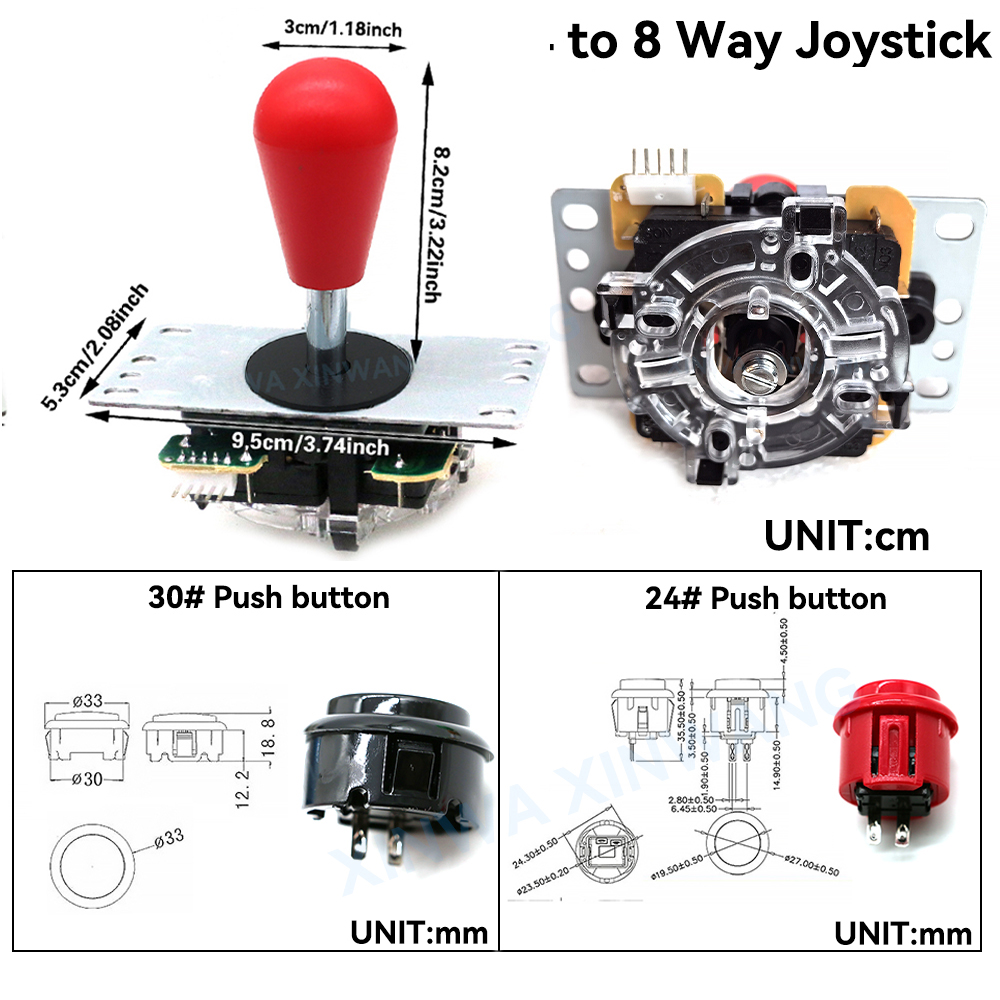 Arcade Joystick Copy SANWA Gam - Arcade Vibes recension och pris