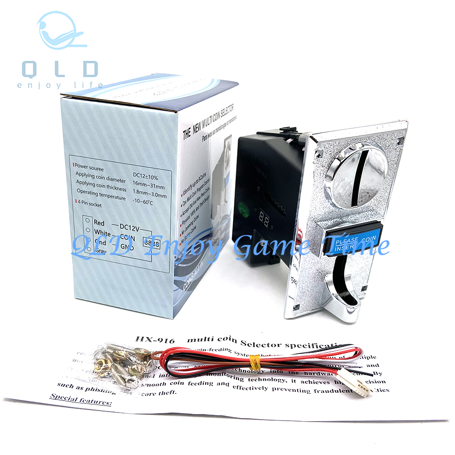 9-Type Multi Coin Acceptor 616 - Boxing Machine Arcade recension och pris