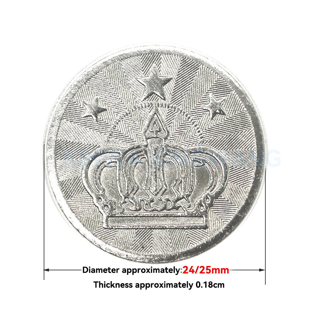 100PCS  Coins Tokens Stainless - Arcade Game Vending Machine recension och pris