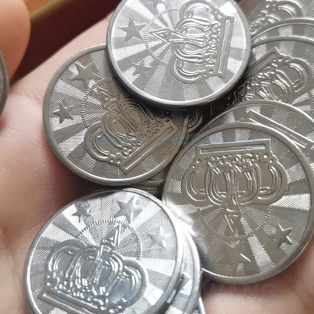 100PCS  Coins Tokens Stainless - Arcade Game Vending Machine recension och pris