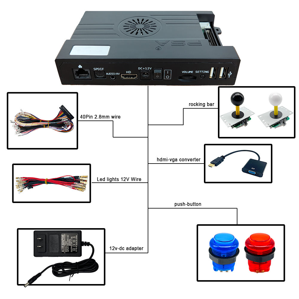 3D WiFi 10888 in 1 Pandora Sag - Boxing Machine Arcade recension och pris