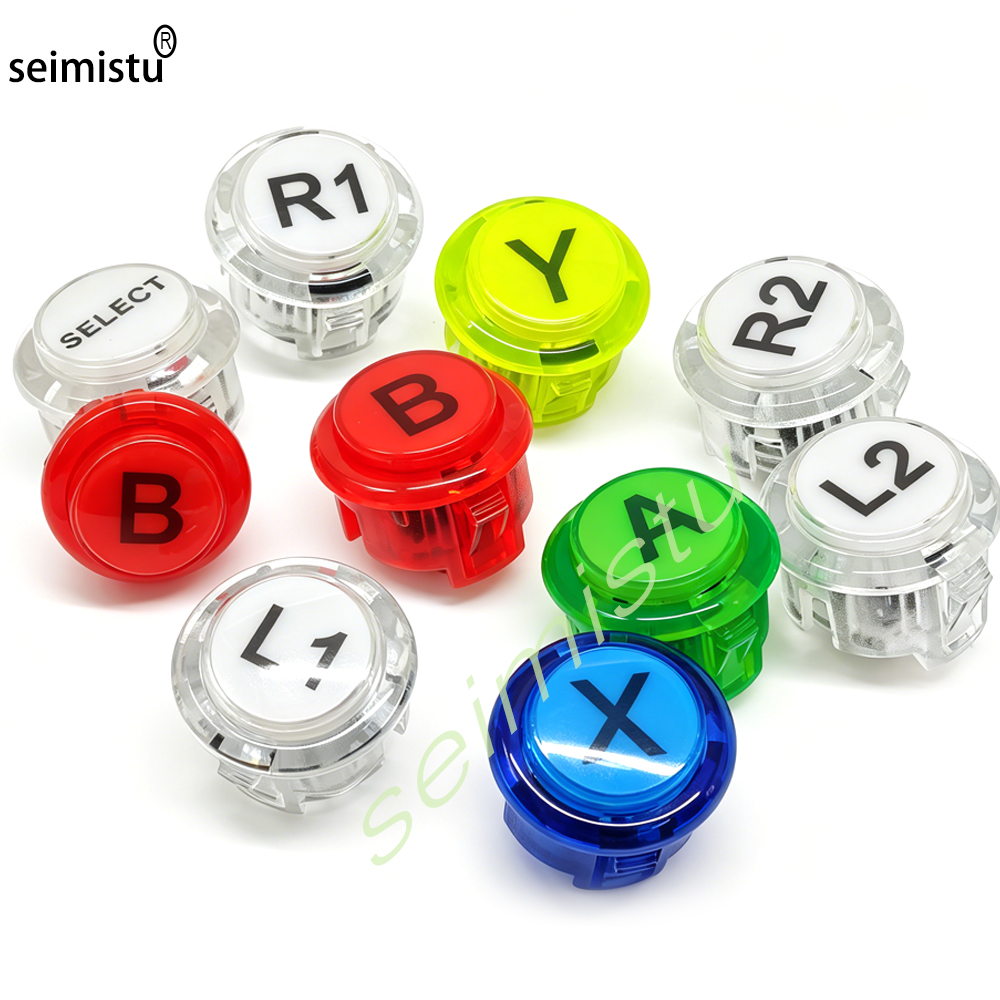 1 pcs Arcade 30mm Clear Push B - Arcade Vibes recension och pris