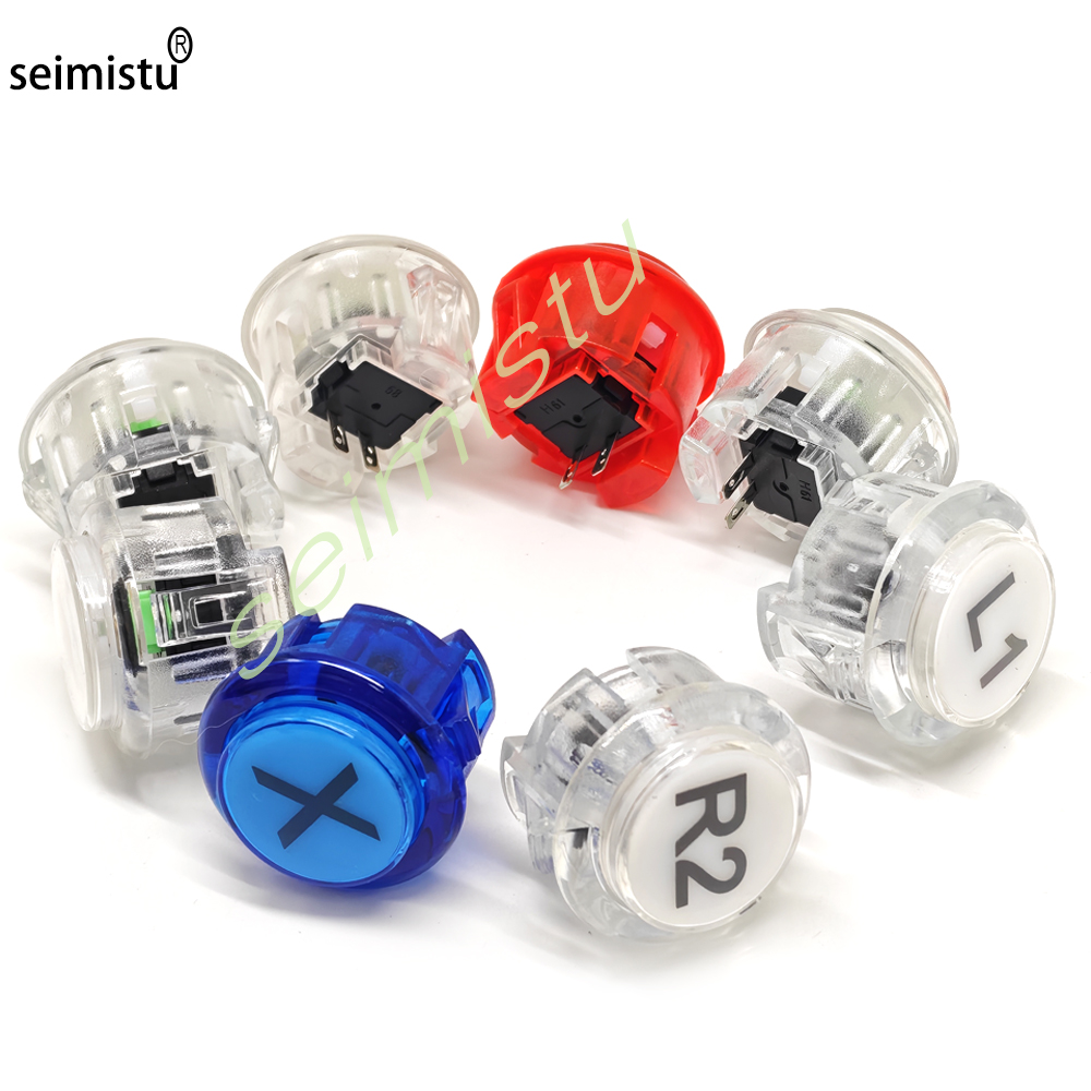 1 pcs Arcade 30mm Clear Push B - Arcade Vibes recension och pris