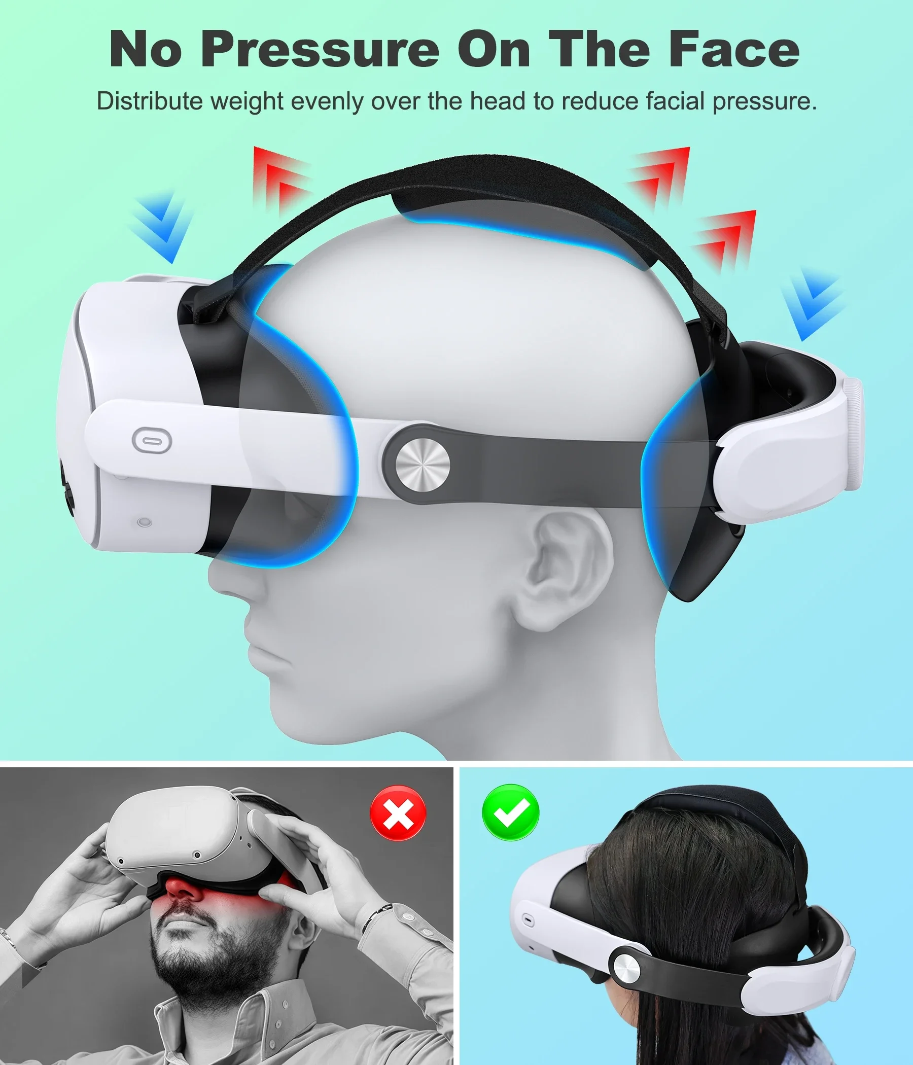 BEBONCOOL Adjustable VR Headba - Arcade Quest recension och pris