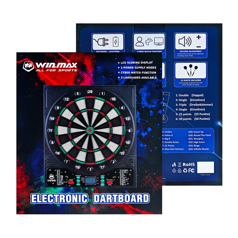 Electronic Dart Board LED Elec - Electronic Dartboard Cabinet recension och pris