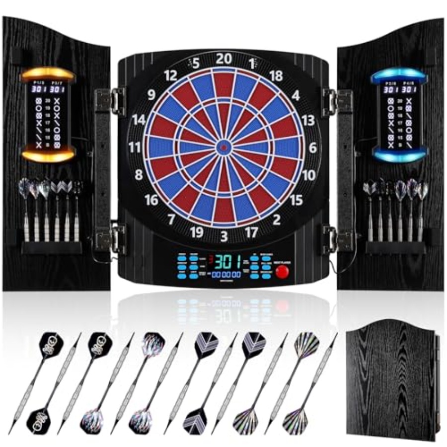 Electronic Dart Board, Electri - Electronic Dartboard Cabinet recension och pris