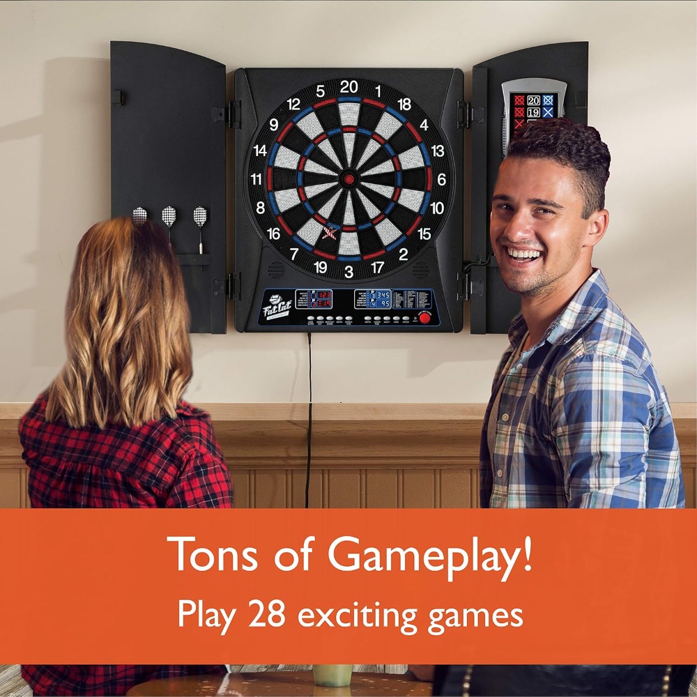 Mercury Electronic Dartboard,  - Electronic Dartboard Cabinet recension och pris