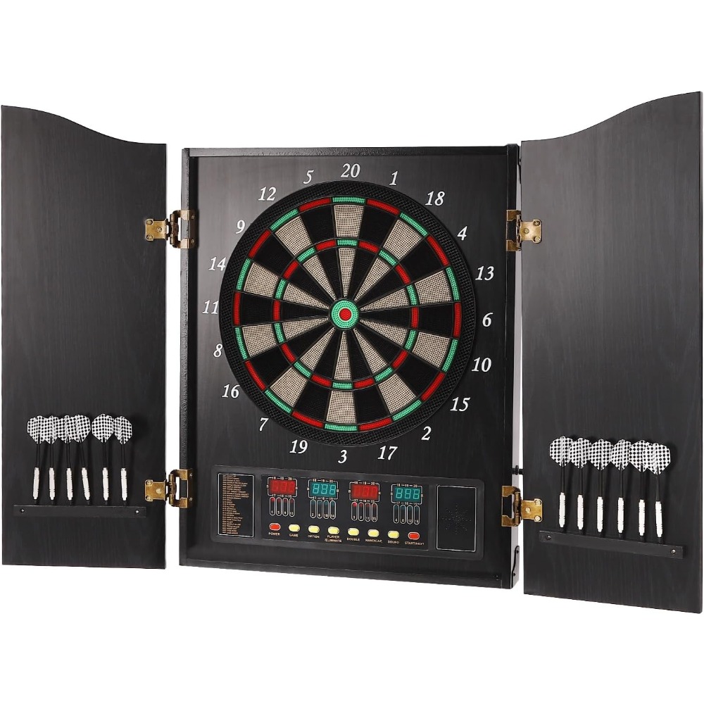 Dartboard Cabinet Set Dart Boa - Electronic Dartboard Cabinet recension och pris