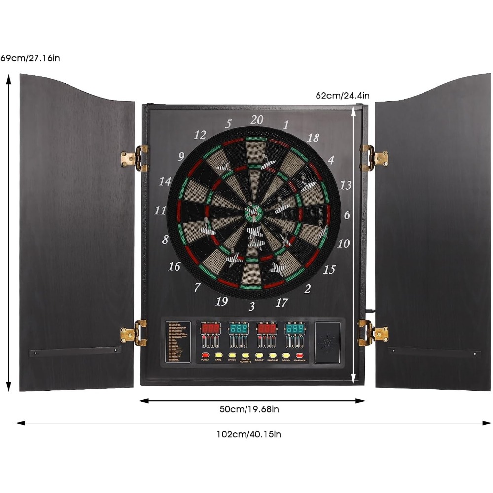 Dartboard Cabinet Set Dart Boa - Electronic Dartboard Cabinet recension och pris