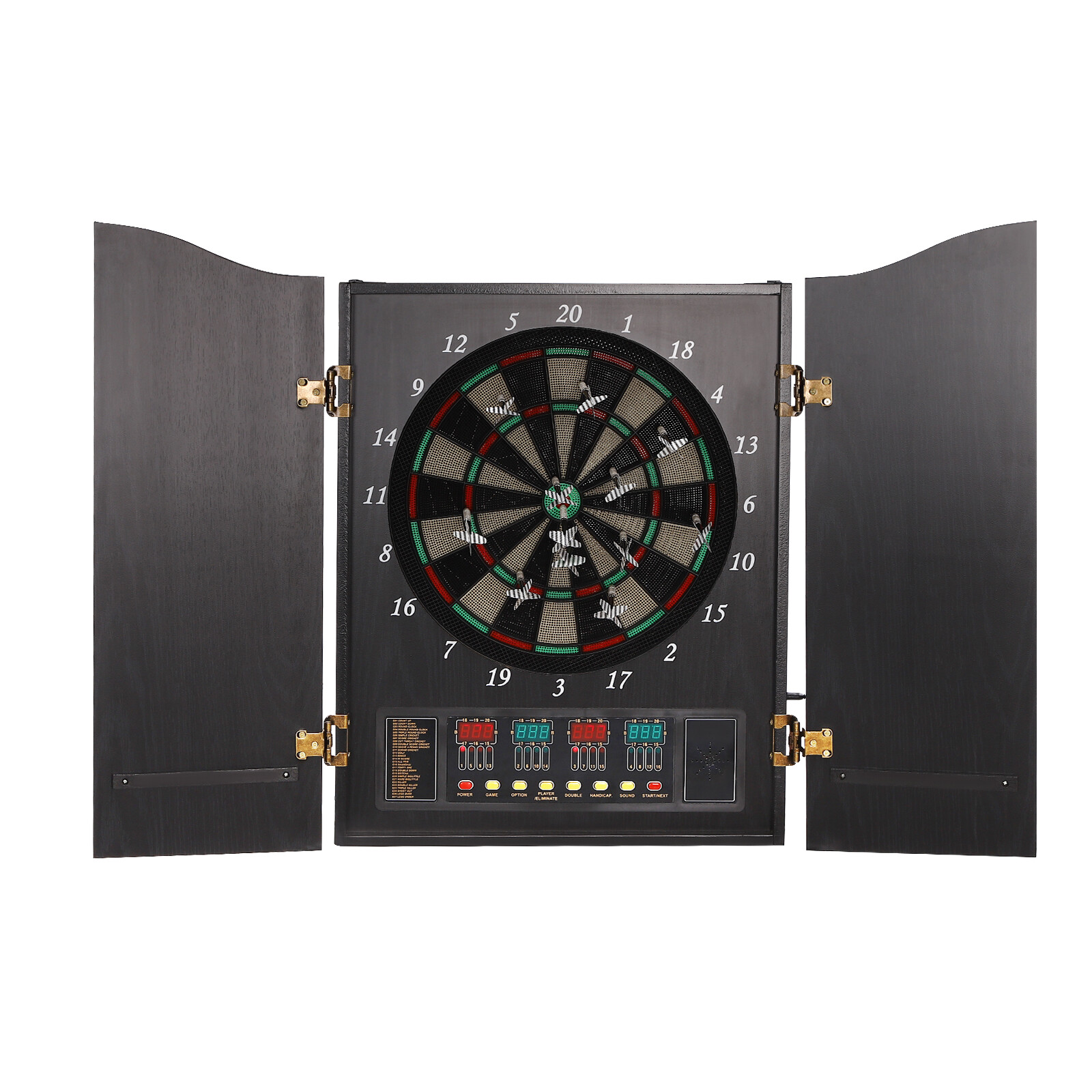 Modern Black Dartboard Cabinet - Electronic Dartboard Cabinet recension och pris