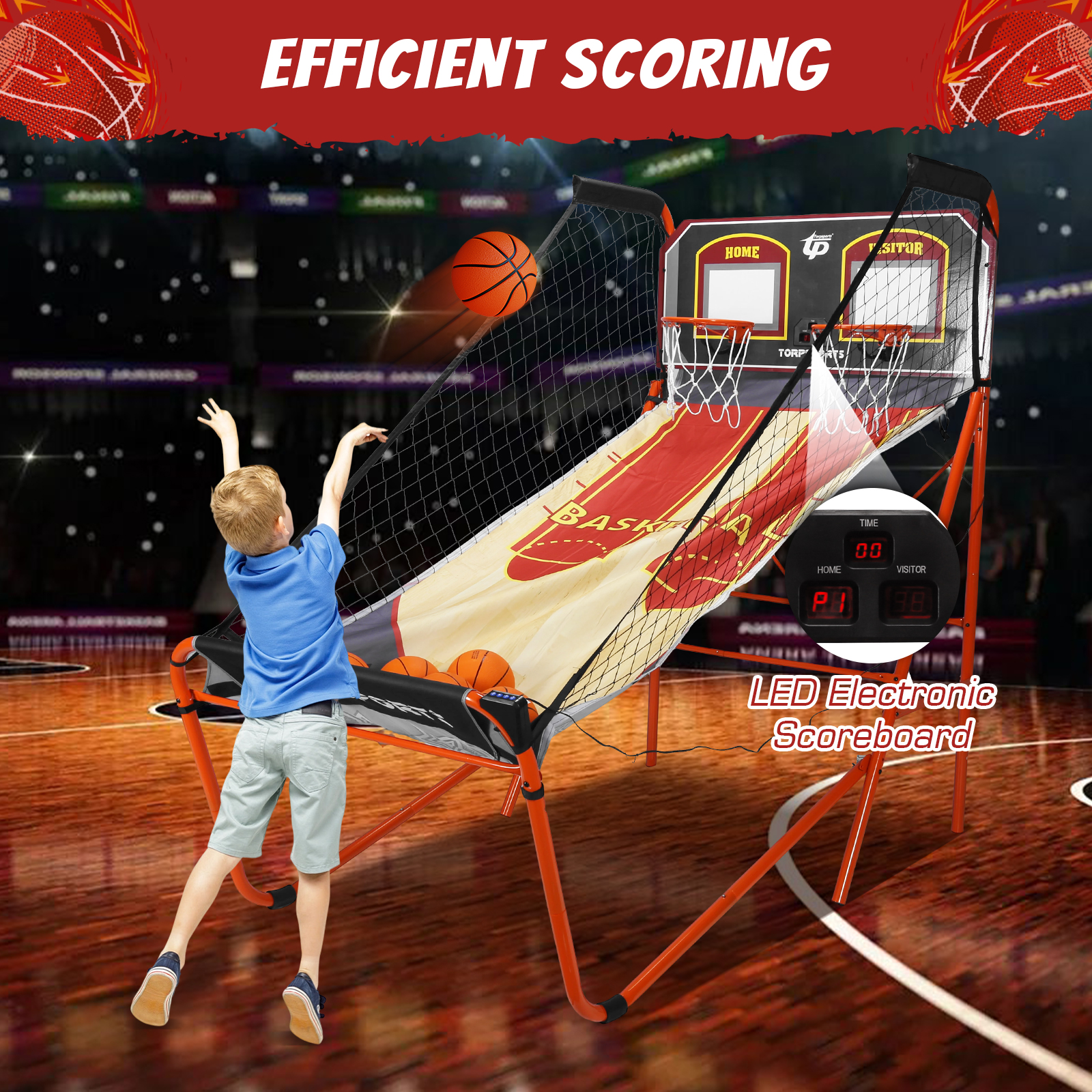 Arcade Cage Basketball Game LE - Arcade Games & Vending Llc recension och pris
