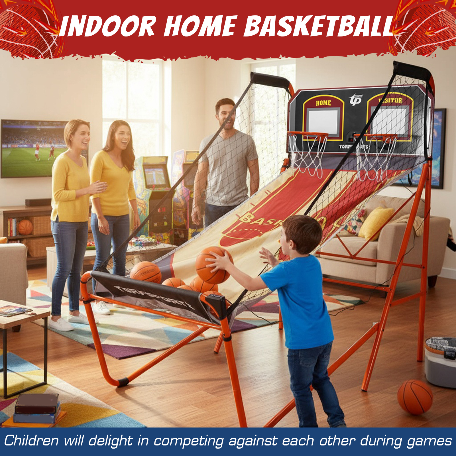 Arcade Cage Basketball Game LE - Arcade Games & Vending Llc recension och pris