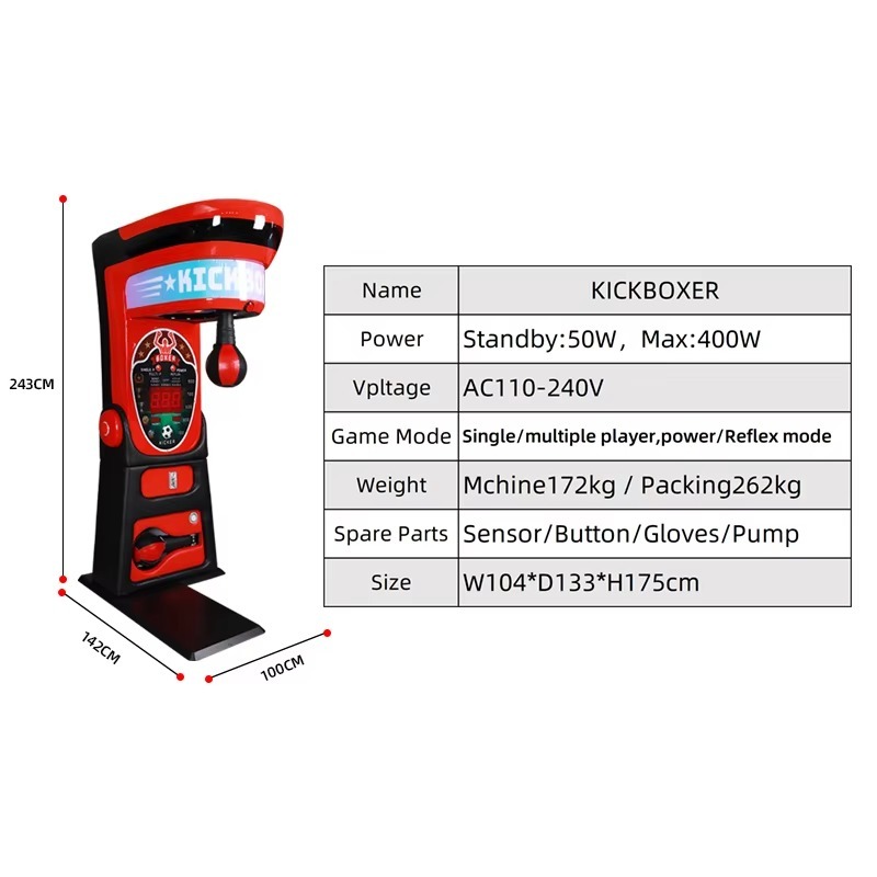 FL Wholesale New Kickboxer Coi - Boxing Machine Arcade recension och pris
